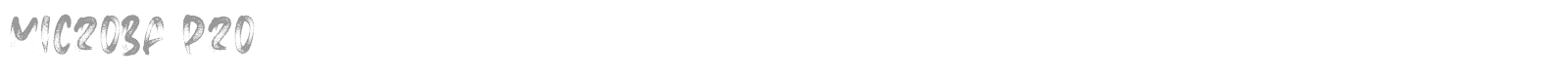 Microba Pro font preview